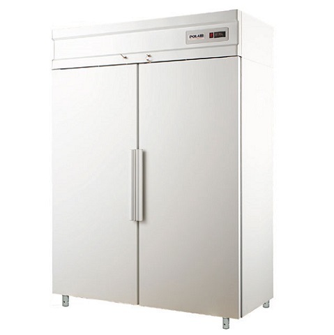 Шкаф холодильный POLAIR CM114-S ( 1402х895х2028, 0,55кВт, 220В,глухие двери),   0 ...+6 °C,  1400л.