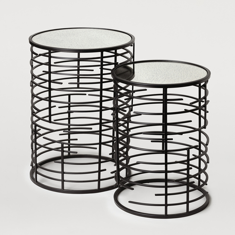 СТОЛИКИ EMPIRE BLACK СЕТ ИЗ 2 ШТУК