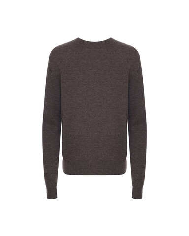 Джемпер из шерсти и кашемира шоколад