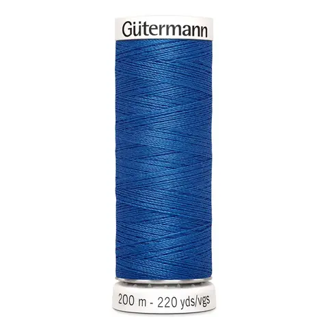 Нить Sew-All 200 м, Gutermann, 078 синяя лазурь