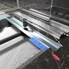 Timo К-т водоотводящий желоб DP20-700 из нержавеющей стали + Декор. решетка DR20-700 Комплект: желоб DP20-700 + решетка DR20-700