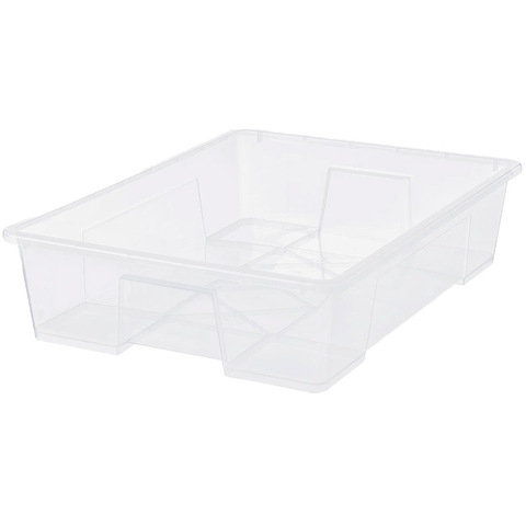 Контейнер с крышкой прозрачный 55 л