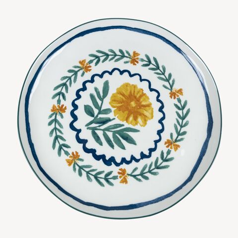 Тарелка плоская 27.5см Дымов Керамика Луга