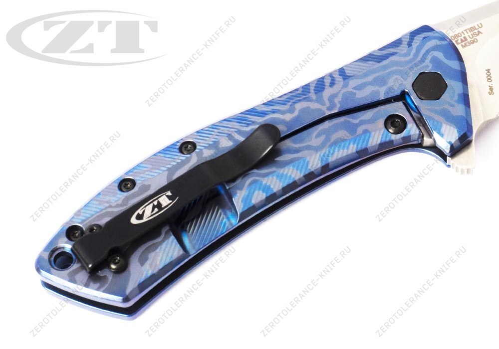 Нож Zero Tolerance 0801TIBLU First 4 Rexford - фотография 