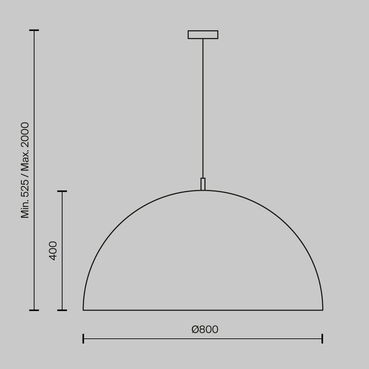 Подвесной светильник Maytoni Modern MOD169PL-05GB1