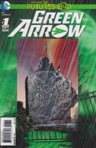 Futures End Green Arrow Lenticular Cover