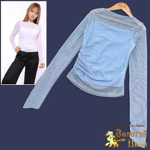 Лонгслив нарядный д (9-13) 261110-J4028