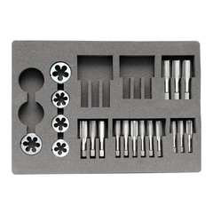 Набор метчиков и плашек M3-M24 60пр CS(115CrV3) Bucovice(CzTool) M24 310240