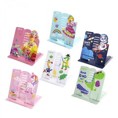 
          Подставка для книг Yalong, 155х155 мм, регулируемый угол наклона, металл, цвета ассорти, с рисунком