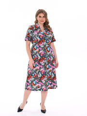 4536 Халат на пуговицах