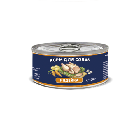 Solid Natura Holistic Индейка влажный корм для собак жестяная банка 0,1 кг