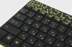 Клавиатура + мышь Logitech MK240 Black/Yellow (920-008198) — фото 2