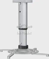 Кронштейн для проектора Cactus CS-VM-PR05M-AL серебристый макс.24кг потолочный поворот и наклон