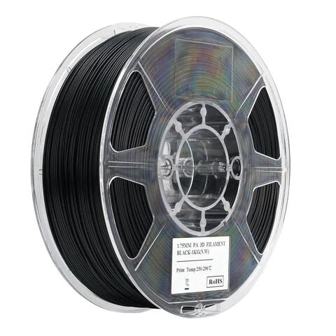 Пластик для 3D-печати eSUN PA, 1,75 мм, 1 кг, чёрный, PA175B1TZ1