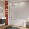 Душевая шторка на ванну Cezares SLIDER-VF-11 SLIDER-VF-11-80/150-C-Cr