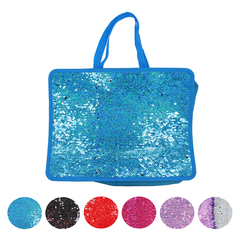 
          Папка школьная на молнии Basir, формат А4, сумка, пластиковая с пайетками, 6 цветов