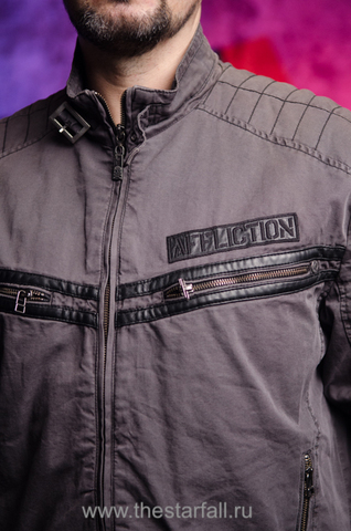 Afflction | Куртка мужская California Speed Jacket 110OW273 передний карман