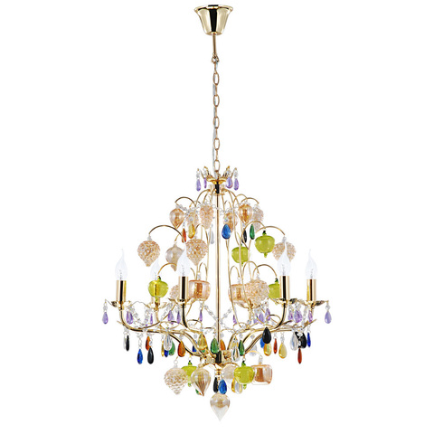 Люстра Arte Lamp Ricchezza A2011LM-6GO