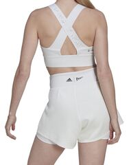 Топ теннисный Adidas London Crop Top - white/impact yellow