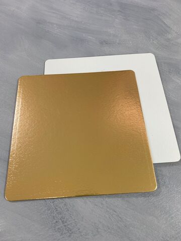 Подложка усиленная золото/жемчуг 250х250 мм (толщина 3,2 мм)
