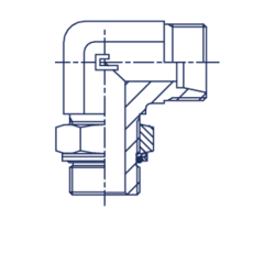 Штуцер FRG90 DL22 M27x2 (корпус) CAST