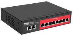 Netis P110GC 10-портовый неуправляемый PoE+ коммутатор Gigabit Ethernet / 8*PoE+ порта 802.3af/802.3at