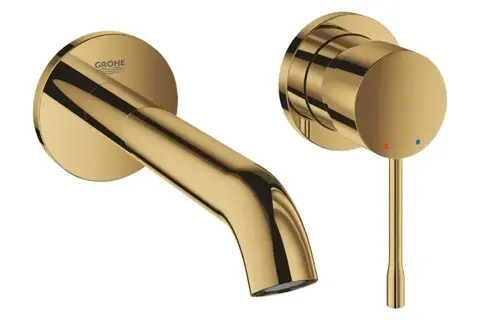 GROHE Essence 29192GL1 Внешняя часть смесителя для раковины скрытого монтажа, на 2 отверстия, M-Size, холодный рассвет глянец