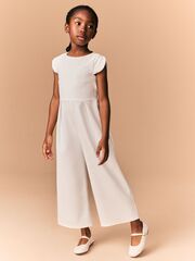 Комбинезон праздничный для девочки Next E36-523, Белый