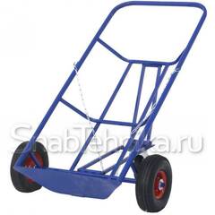 Тележка для бочек (бочкокат, цепь) КБ-2 (пневматические колеса)