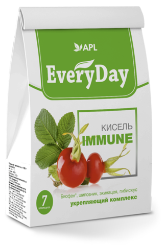 Кисель EveryDay Immune укрепляющим комплексом, Биофеном и Кордицепсом