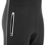 Лыжные разминочные брюки RAY WS STAR Black  с высокой спинкой