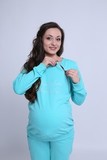 Спортивный костюм для беременных и кормящих 08369 ментол