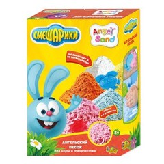 Песок для творчества"Смешарики"600г, цвет розовый