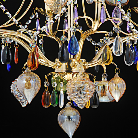 Люстра Arte Lamp Ricchezza A2011LM-6GO