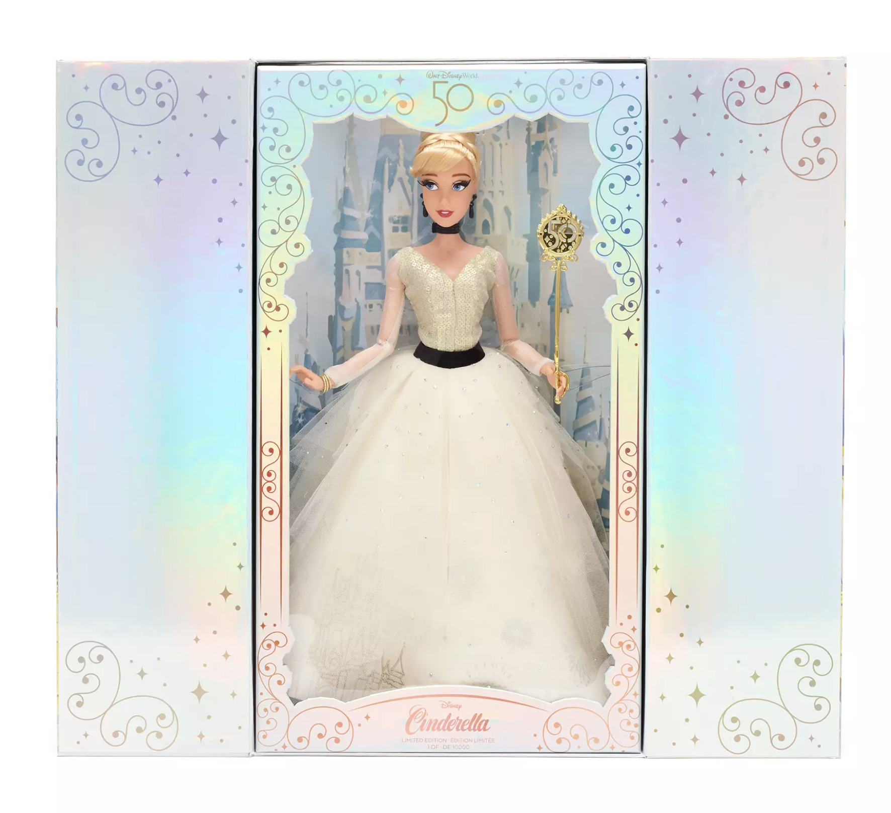 Купить Юбилейная кукла Золушка 50 лет Дисней - Cinderella Limited Edition  от Walt Disney World 50th Anniversary в Москве по Лучшей цене 21 900 руб