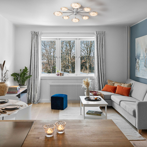 Потолочная светодиодная люстра Freya Plane FR5531CL-L32CH