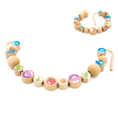 Игрушки из дерева Бусы 