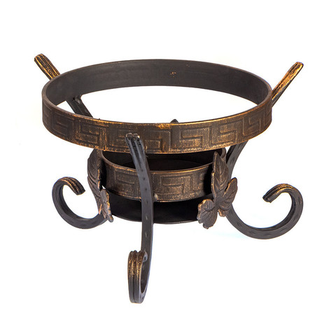 Кованая подставка садж шёлковый путь декор