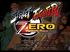 Street Fighter Zero: Fighters Generation (Playstation 2)