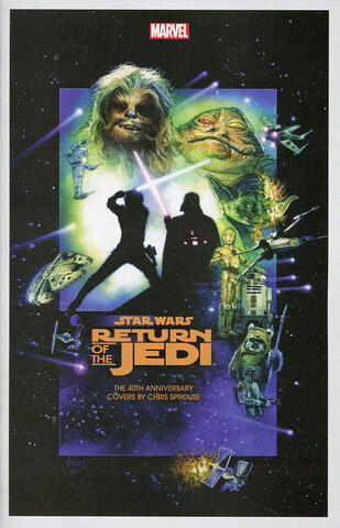Star Wars Return Of The Jedi 40th Anniversary Covers By Chris Sprouse #1 (One Shot) (Cover B)