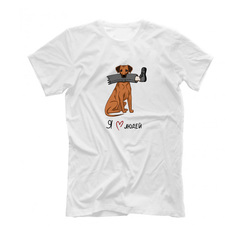 Футболка "Ридж любит людей"