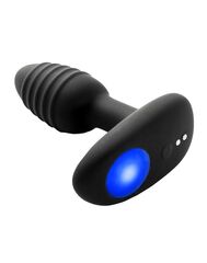 Черный интерактивный вибратор OhMiBod Lumen for Kiiroo с подсветкой - 10,2 см. - 