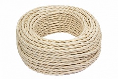 Провод Ретро 2*1,5 песочное золото (матовый) В1-424-719-50