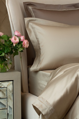 Постельное белье 2 спальное евро макси Сlaire Batiste Atelier Loire бежевый