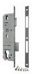 Замок FUARO 4924-25/92 CP хром врезной узкопроф. с защелкой w/b (корпус)