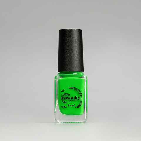 Swanky Stamping, Лак для стемпинга S20 — Неоново-салатовый