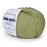 Пряжа Lana Gatto Supersoft 9067 светлая фисташка