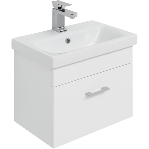 Aquanet 254064 Тумба с раковиной Нота 50 (Moduo Slim) цв.белый (254064)