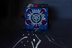 Easy Time Развивающий БизиКуб-ночник со светом (синий) (ks02)