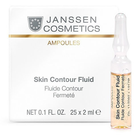 Janssen Ampoules: Anti-age лифтинг-сыворотка в ампулах с пептидами, стимулирующими синтез эластина (Skin Contour Fluid)